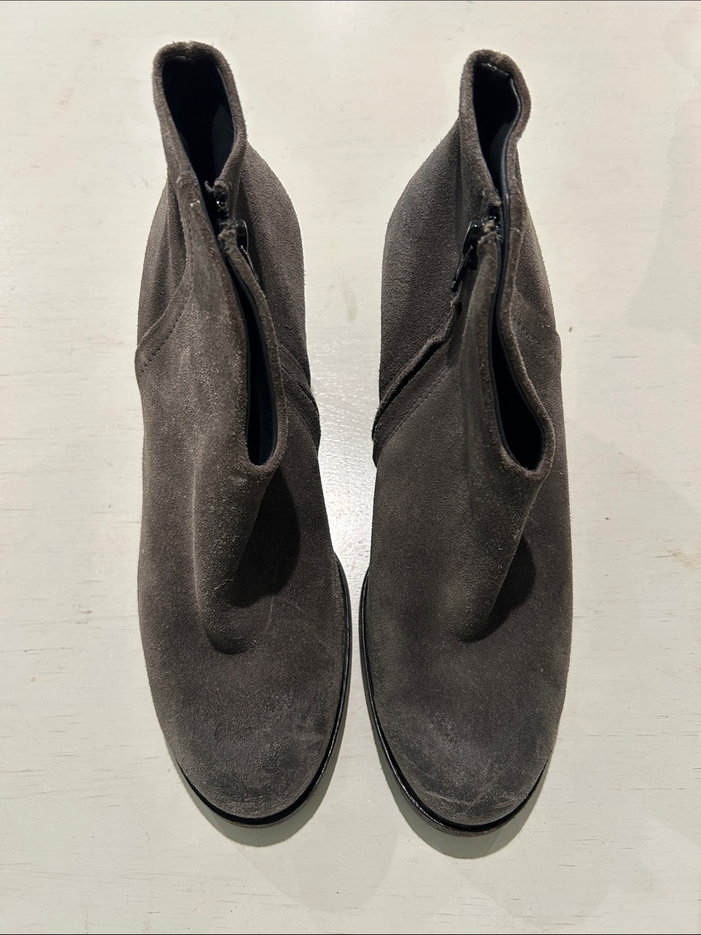 Paul Gray Suede Ankle Booties